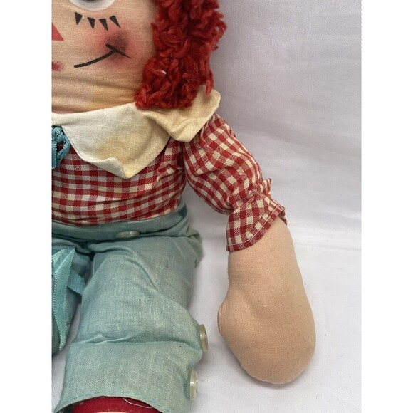 Vintage Knickerbocker 1970s Raggedy Andy Doll 14” Super Rare - Picture 5 of 15